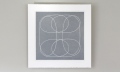 Spring Light / grey, 2021, 60 x 60cm